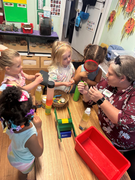 Heather Fidler With Students