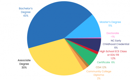 Pie Chart: Mentors' Highest Level of Education